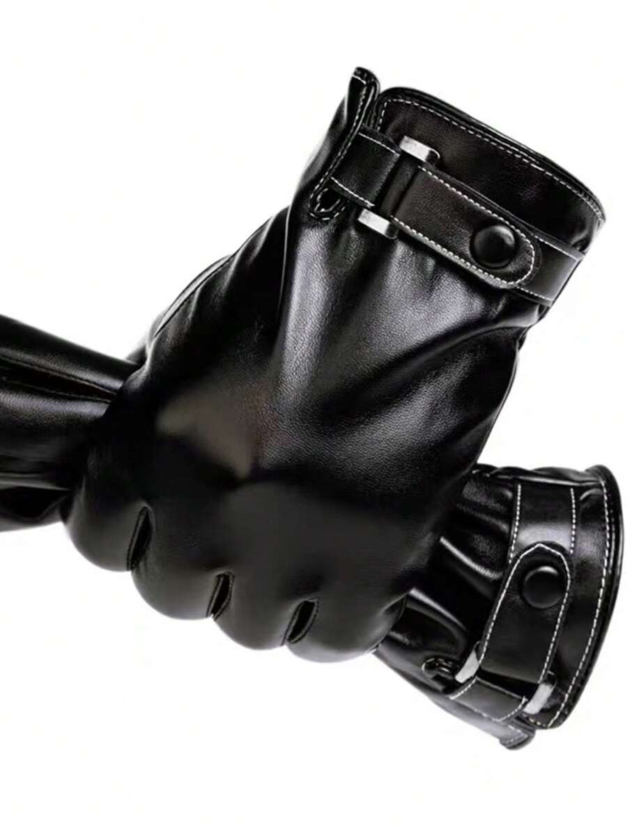 FrostPro | Herren Thermohandschuhe aus echtem Leder – Wind- und wasserdicht