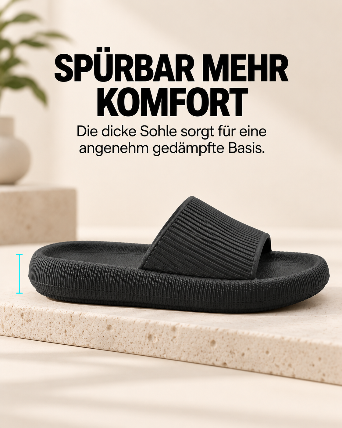 Cloudry Komfort-Pantolette