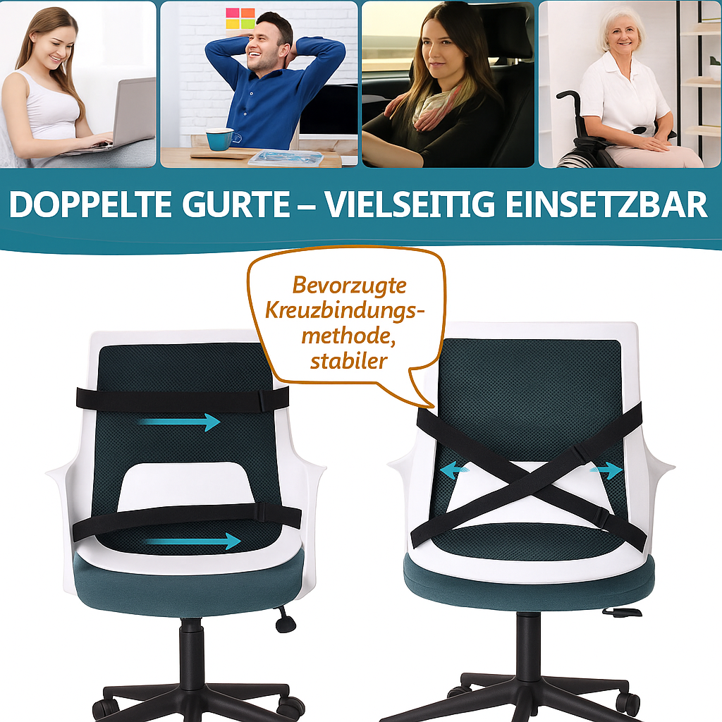 Spacix | Ergonomisches Lendenstützkissen