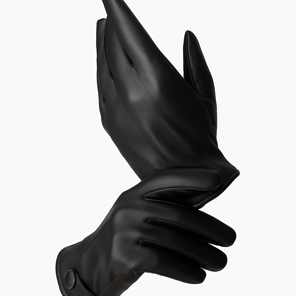 FrostPro | Herren Thermohandschuhe aus echtem Leder – Wind- und wasserdicht