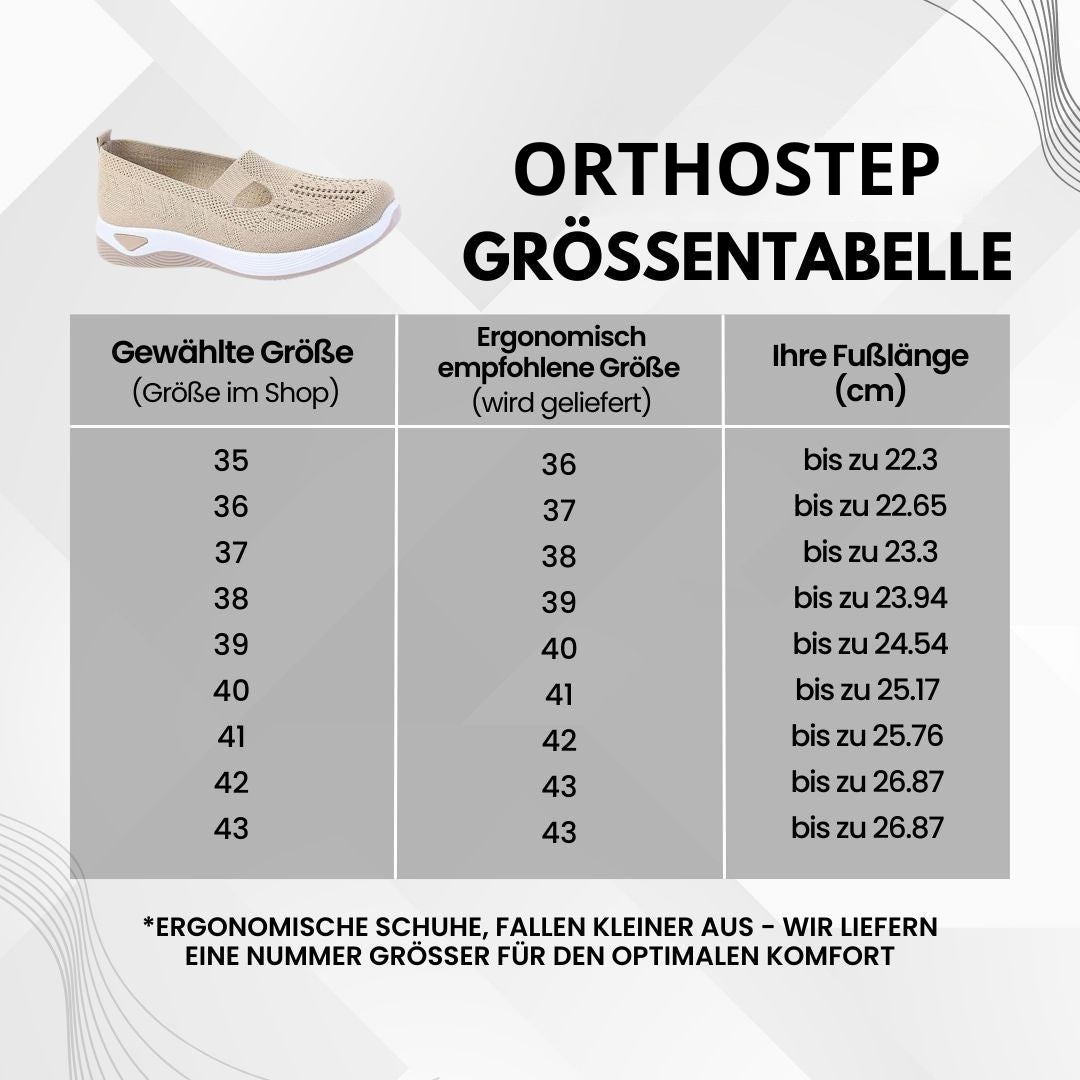Spacix | OrthoStep – Ergonomische & Rutschfeste Schuhe zur Schmerzlinderung für Damen
