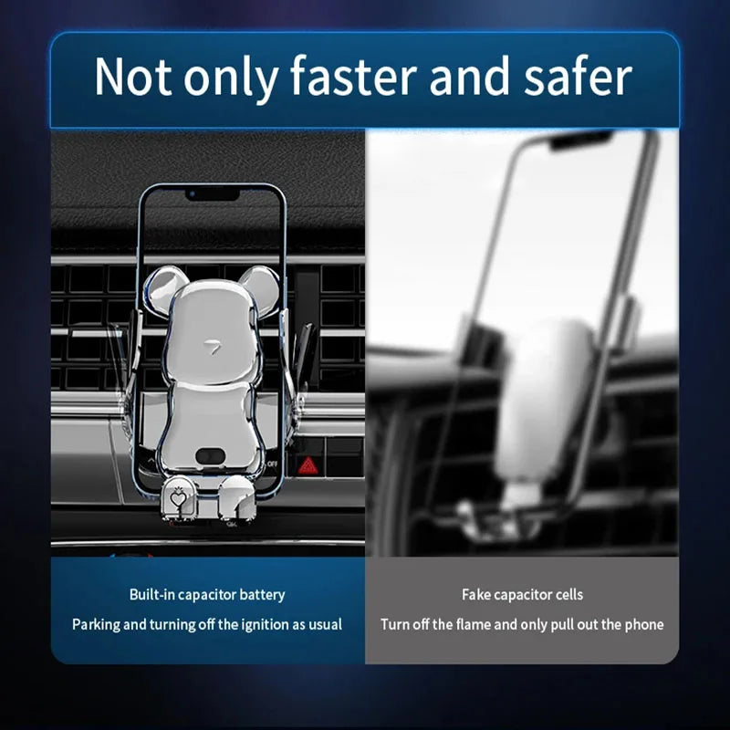Spacix  |  Schnelllade-Wireless-Halterung fürs Auto