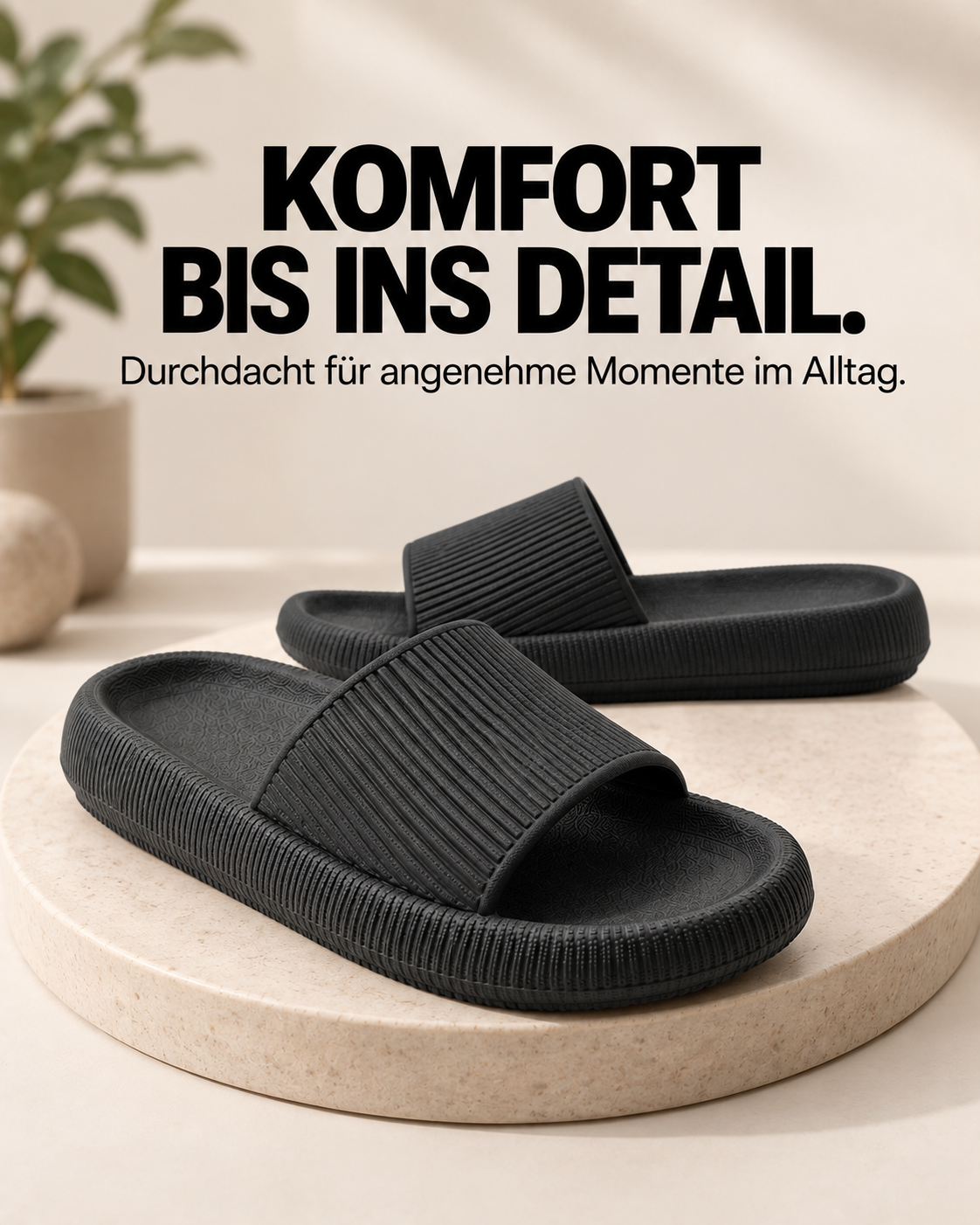 Cloudry Komfort-Pantolette
