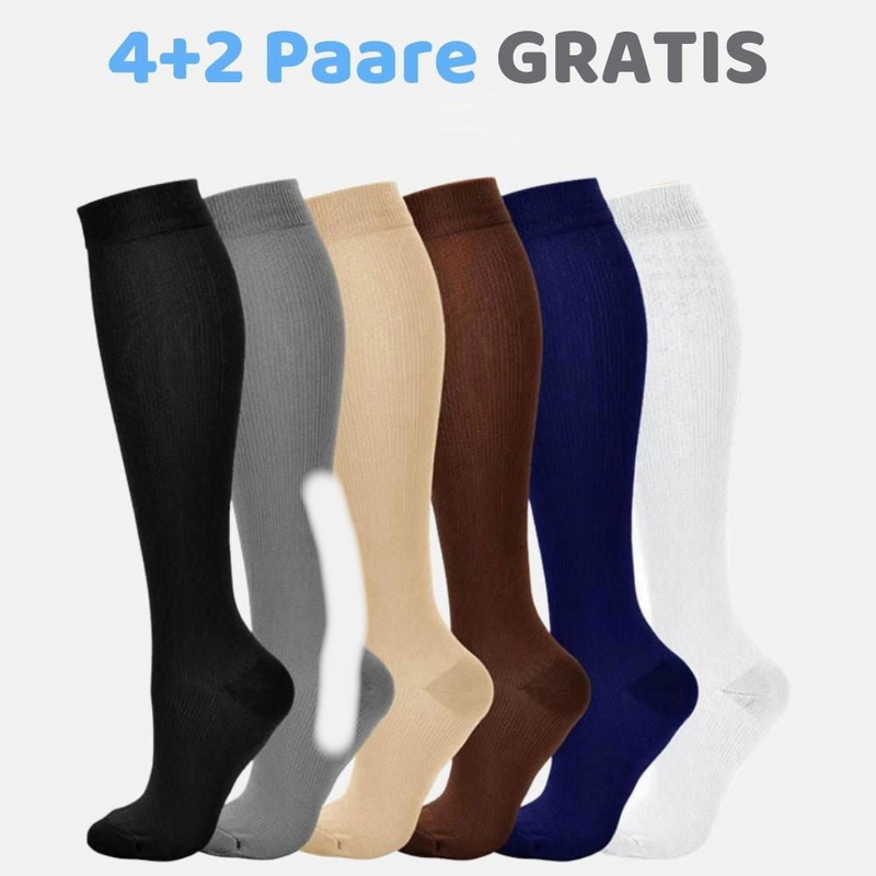 Spacix Basic Kompressionssocken für schmerzfreie Beine & Füße