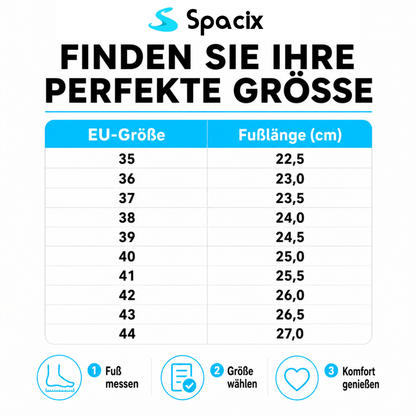 Spacix  |  Orthopädische Komfortschuhe für Frauen